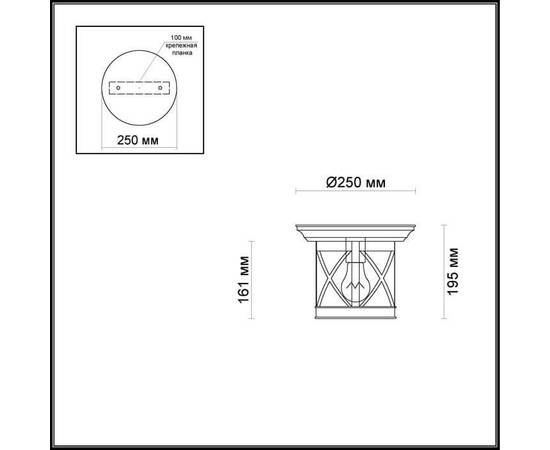 Уличный светильник Odeon Light Nature Sation 4045/1C, изображение 3