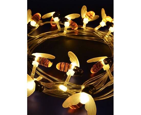 Гирлянда на солнечных батареях 380см разноцветная Uniel Пчелки USL-S-127/PT4000 Bees UL-00004280, изображение 7