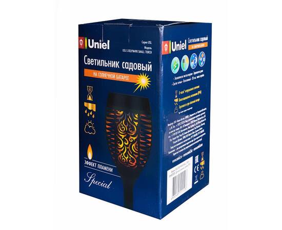 Светильник на солнечных батареях Uniel Фонари USL-S-183/PM490 Small Torch UL-00004281, изображение 3