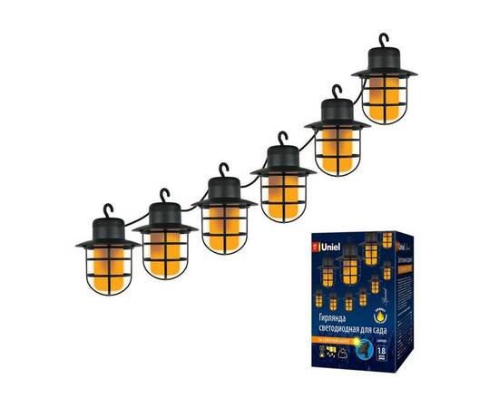 Гирлянда на солнечных батареях Uniel Фонарики USL-S-121/PT2500 Lanterns UL-00006558, изображение 4