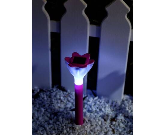 Светильник на солнечных батареях Uniel Promo USL-C-420/PT305 Pink Crocus UL-00001762, изображение 2