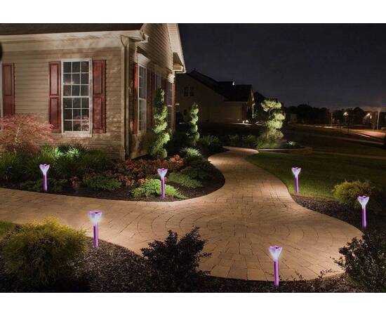 Светильник на солнечных батареях Uniel Promo USL-C-420/PT305 Pink Crocus UL-00001762, изображение 6