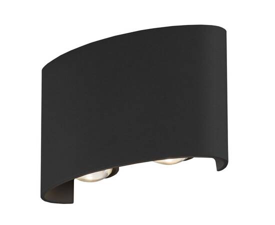 Уличный настенный светодиодный светильник Elektrostandard 1555 Techno Led черный a049672