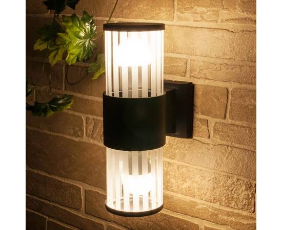 Уличный настенный светильник Elektrostandard 1411 Techno черный a048142, изображение 2