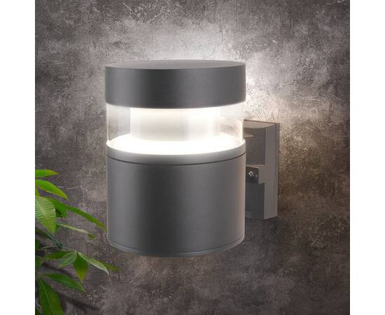 Уличный настенный светодиодный светильник Elektrostandard 1530 Techno Led серый a052247, изображение 4