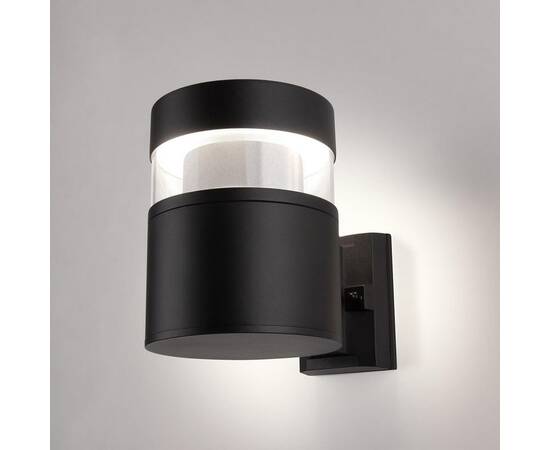 Уличный настенный светодиодный светильник Elektrostandard 1530 Techno Led чёрный a052244