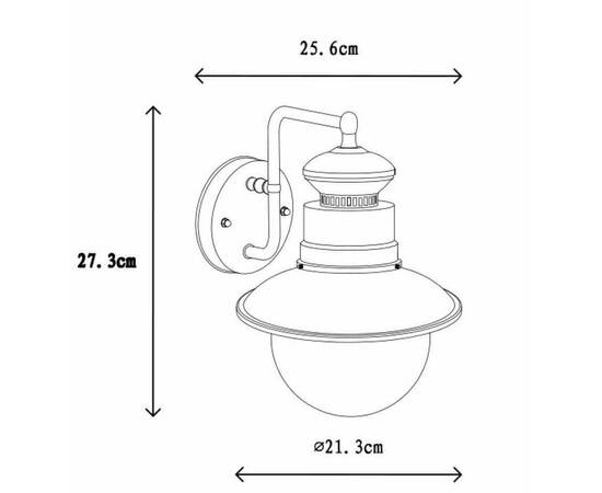 Уличный настенный светильник Lucide Figo 11811/01/30, изображение 2