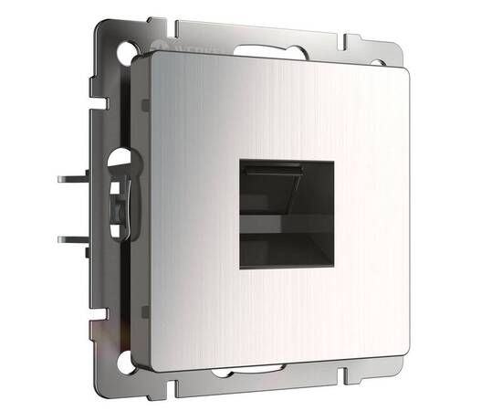Розетка Ethernet RJ-45 Werkel глянцевый никель W1181002 4690389158247