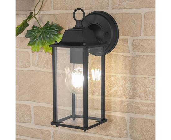 Уличный настенный cветильник Elektrostandard 1008D Brick черный a038438