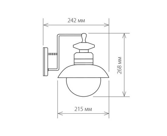Уличный настенный cветильник Elektrostandard Talli D GL 3002D черный a038480, изображение 2