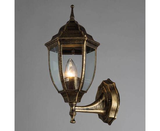 Уличный настенный светильник Arte Lamp Pegasus A3151AL-1BN, изображение 2