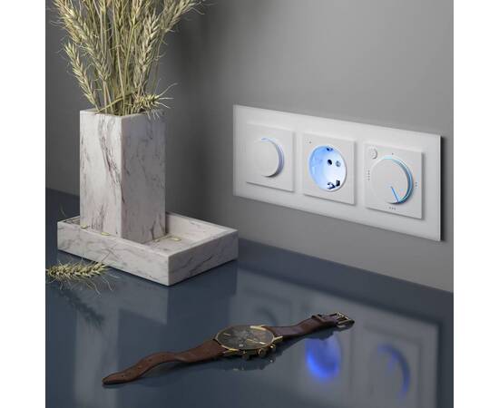 Розетка с заземлением и подсветкой Werkel белая W1171401 4690389155338, изображение 4