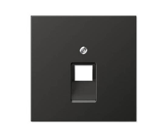 Накладка 1-ой наклонной телефонной/компьютерной розетки Jung LS 990 антрацит AL2969-1UAAN