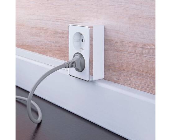 Розетка двойная с заземлением Werkel Gallant белый W5072101 4690389164644, изображение 2