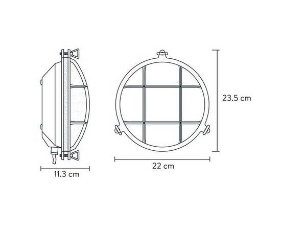 Уличный настенный светильник Lucide Dudley 11890/25/02, изображение 2