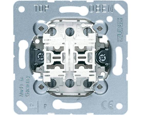 Механизм переключателя 2-клавишного проходного Jung 509U