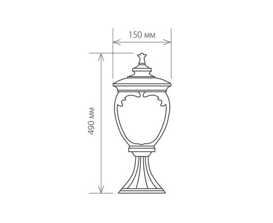 Уличный светильник Elektrostandard Andromeda a027999, изображение 3