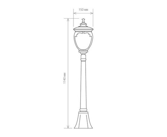 Уличный светильник Elektrostandard Andromeda F (GLYF-8024F) a027998, изображение 4