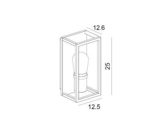 Уличный настенный светильник Lucide Carlyn 27200/01/30, изображение 3