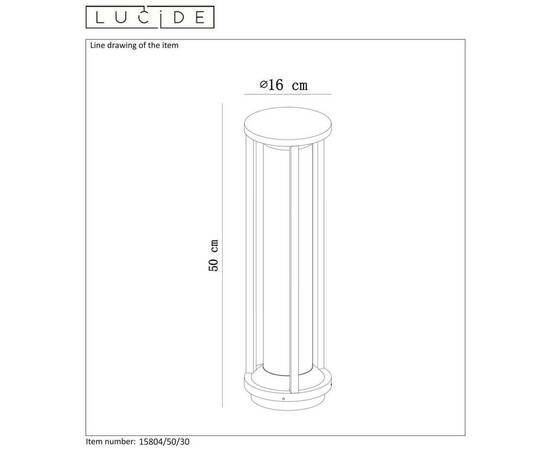 Уличный светильник Lucide Cadix 15804/50/30, изображение 2