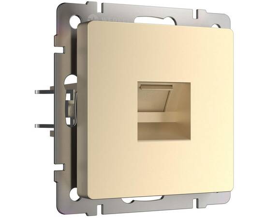Розетка Werkel Ethernet RJ-45 шампань W1181011 4690389157479
