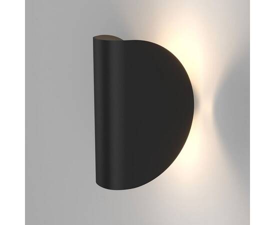 Уличный настенный светодиодный светильник Elektrostandard Taco 1632 Techno Led чёрный a052620