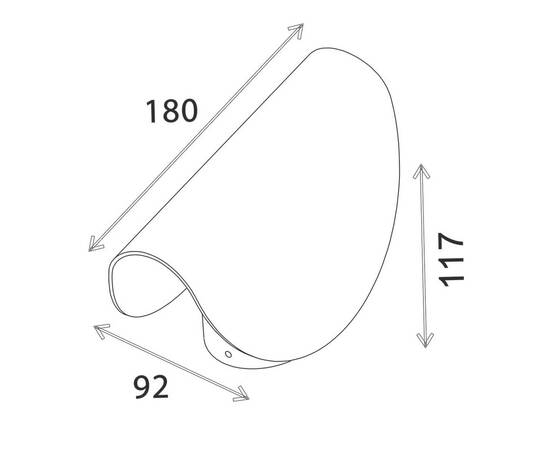 Уличный настенный светодиодный светильник Elektrostandard Taco 1632 Techno Led чёрный a052620, изображение 2