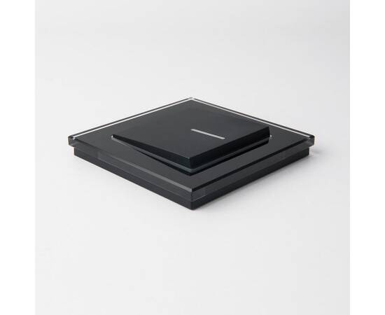 Выключатель Werkel одноклавишный проходной с подсветкой черный матовый W1112108 4690389156670, изображение 11