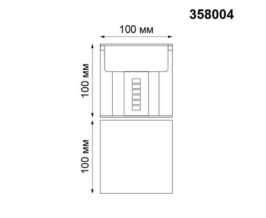 Уличный настенный светодиодный светильник Novotech Street Kaimas 358004, изображение 2