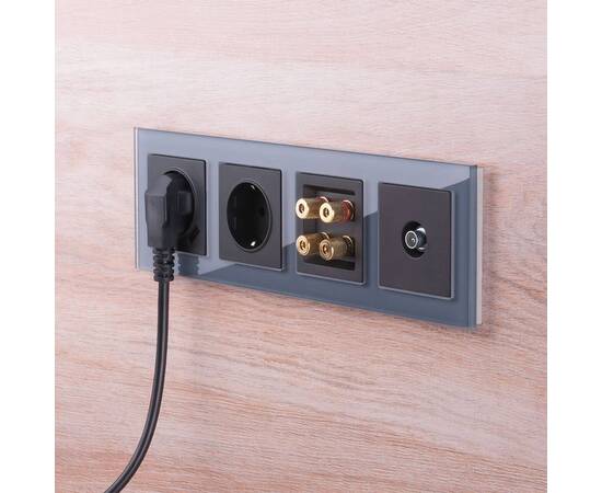 Акустическая розетка Werkel черный матовый W1185008 4690389157059, изображение 5