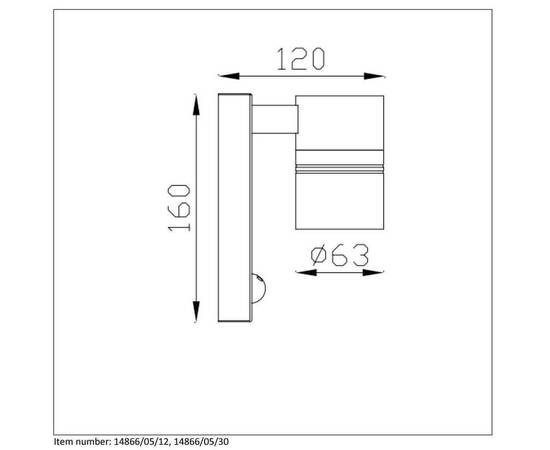 Уличный настенный светодиодный светильник Lucide Arne-Led 14866/05/30, изображение 2