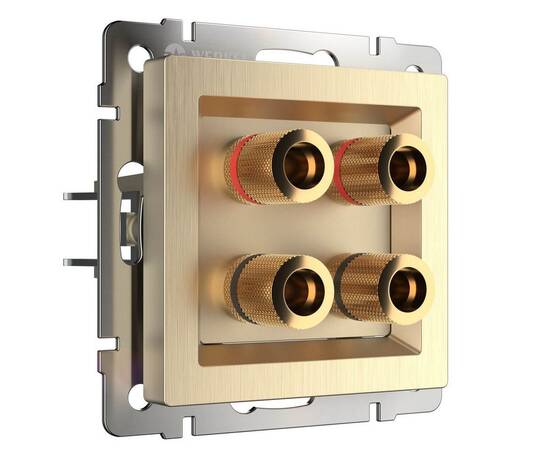 Акустическая розетка Werkel шампань рифленый W1185010 4690389160646