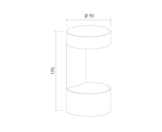 Уличный настенный светодиодный светильник Elektrostandard Nimbus 1540 Techno Led белый a053450, изображение 2