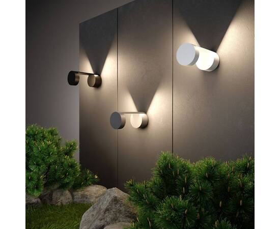 Уличный настенный светодиодный светильник Elektrostandard Nimbus 1540 Techno Led белый a053450, изображение 6