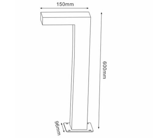 Уличный светодиодный светильник Lucide Texas 28851/60/30, изображение 2
