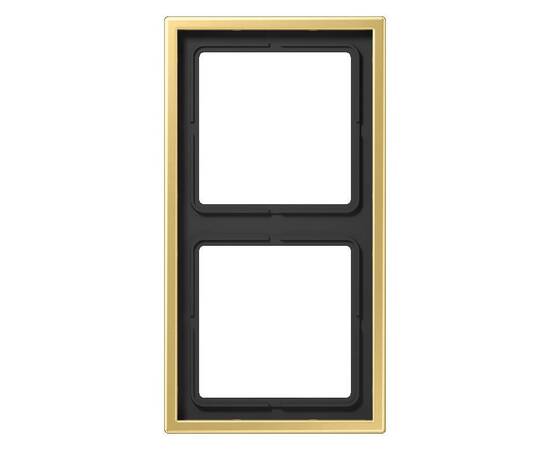 Рамка 2-постовая Jung LS 990 латунь classic ME2982C