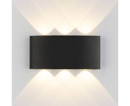 Уличный настенный светодиодный светильник Elektrostandard 1551 Techno Led черный a049671, изображение 3