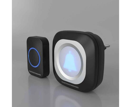 Звонок беспроводной Elektrostandard DBQ25M WL 36M IP44 чёрный a047174, изображение 2