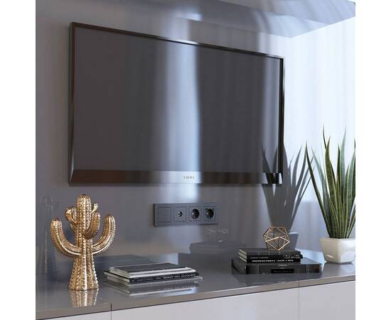 ТВ-розетка Werkel Hammer оконечная черный W1283008 4690389163081, изображение 2