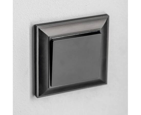 Выключатель Werkel одноклавишный проходной черный матовый W1112008 4690389156663, изображение 5