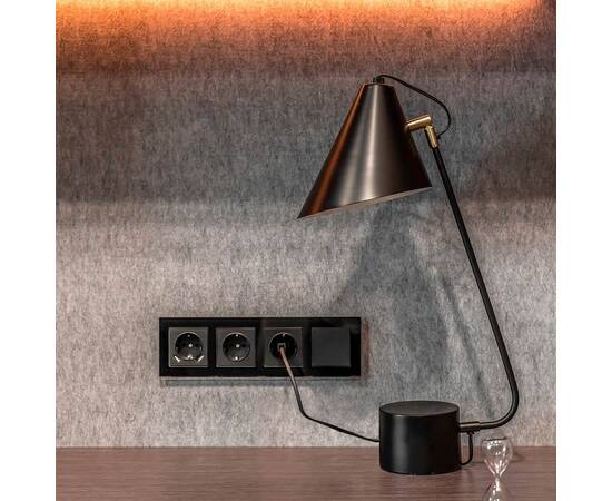 Выключатель Werkel одноклавишный проходной черный матовый W1112008 4690389156663, изображение 6