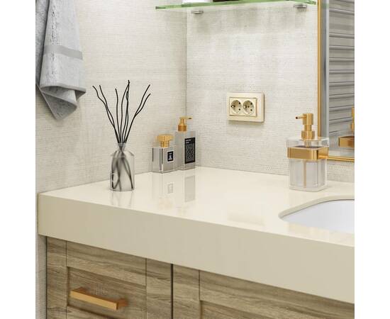 Рамка для двойной розетки Werkel Snabb слоновая кость/золото W0081932 4690389161148, изображение 2
