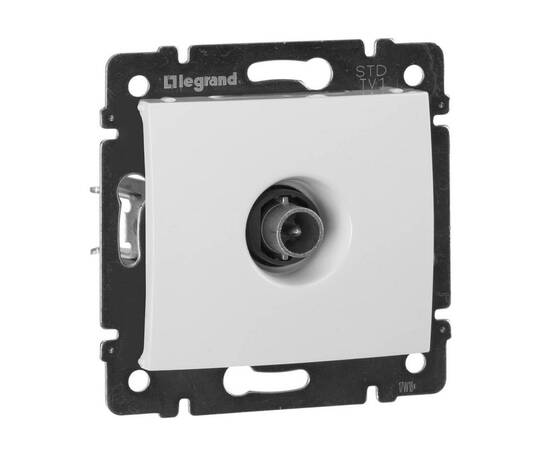 Розетка TV Звезда Legrand Valena белая 774429