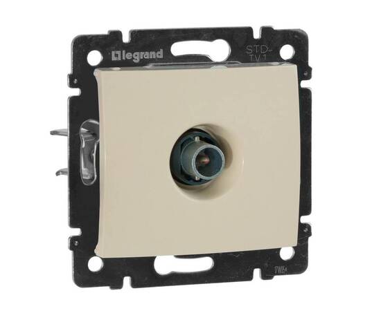 Розетка TV Звезда Legrand Valena слоновая кость 774329