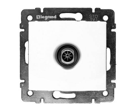 Розетка TV оконечная Legrand Valena алюминий 770130