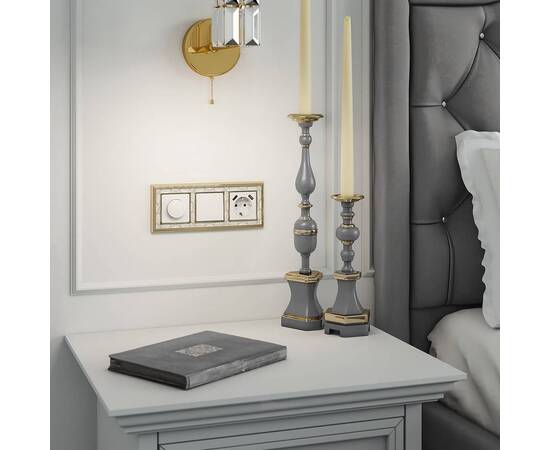 Перекрестный выключатель одноклавишный Werkel белый W1113001 4690389155086, изображение 4