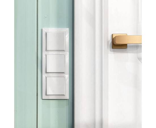 Перекрестный выключатель одноклавишный Werkel белый W1113001 4690389155086, изображение 7