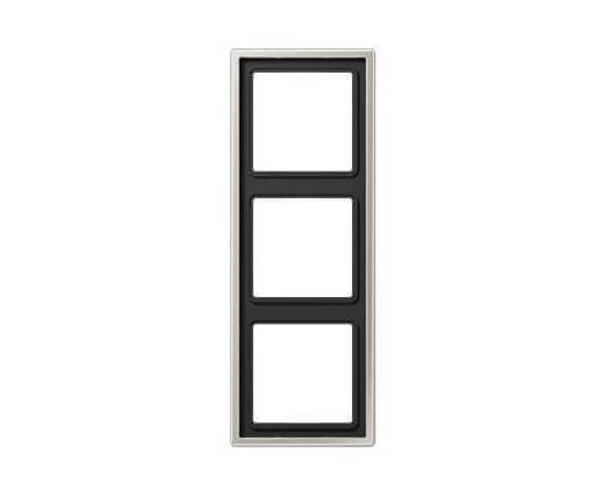 Рамка 3-постовая Jung LS 990 edelstahl ES2983