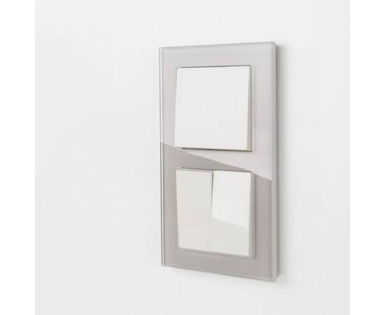 Рамка на 2 поста Werkel Favorit дымчатый W0021117 4690389159695, изображение 2