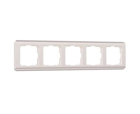Рамка на 5 постов Werkel Stream перламутровый W0052113 4690389162534